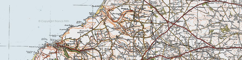 Old map of Manor Parsley in 1919