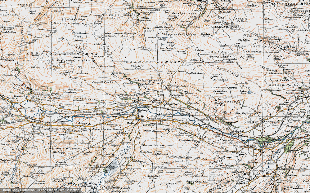 Old Maps of Askrigg Francis Frith