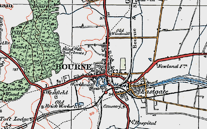 Map Of Bourne Pop646875 Index Map 