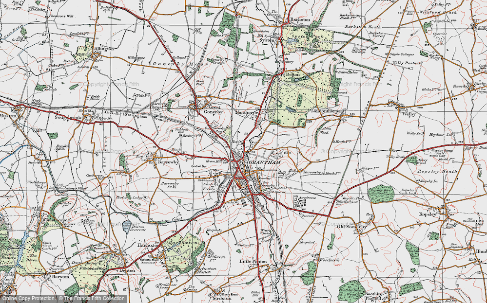 Old Maps of Grantham Francis Frith