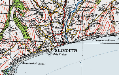 Sidmouth Street Map Sidmouth Town Map CTXD