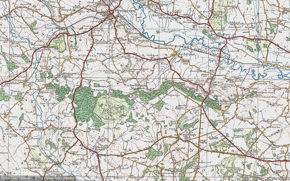 Marchington Woodlands, 1921