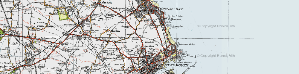 Old map of Marden in 1925