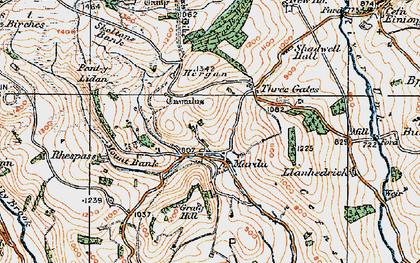 Old map of Mardu in 1920
