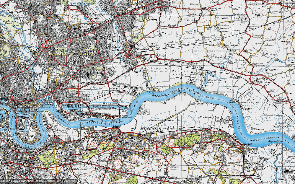 Old Map of Margaret, 1920 in 1920