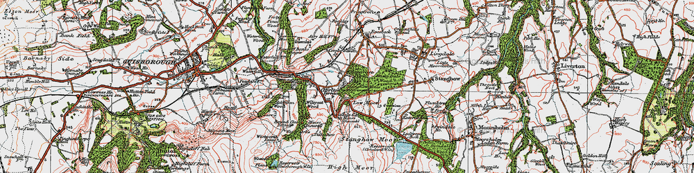 Old map of Margrove Park in 1925