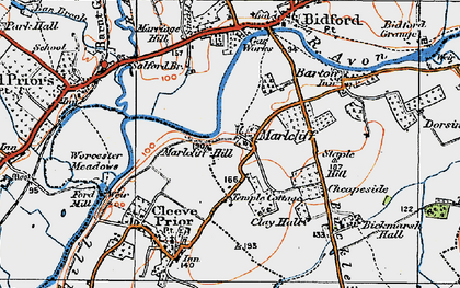 Old map of Marlcliff in 1919