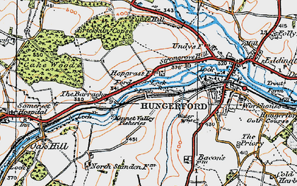 Old map of Marsh Gate in 1919