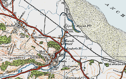 Old map of Marsh Street in 1919