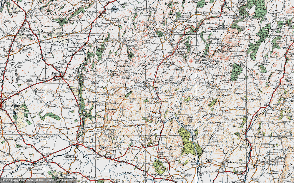 Old Map of Marsh, The, 1921 in 1921