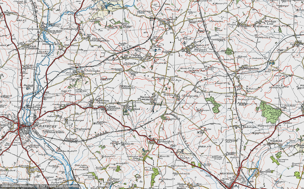 Old Maps of Marston St Lawrence, Northamptonshire