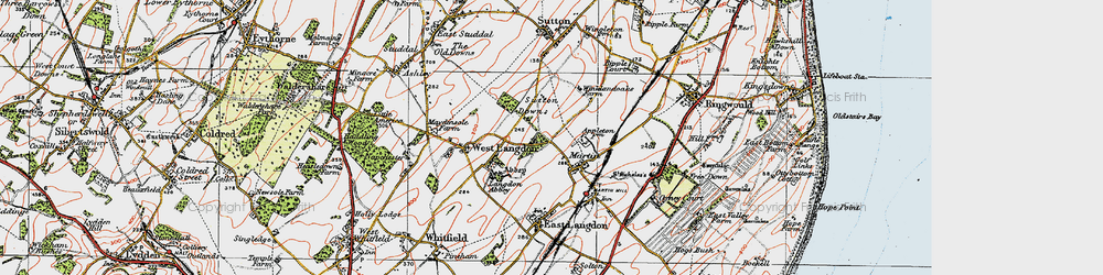 Old map of Appleton Manor in 1920