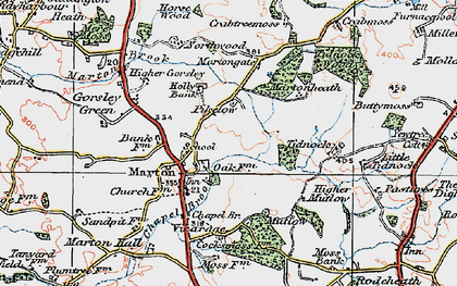 Old map of Tidnock Wood in 1923