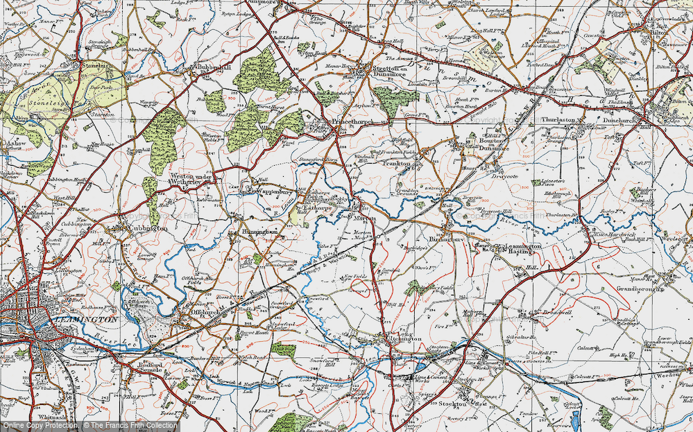 Old Map of Marton Moor, 1919 in 1919