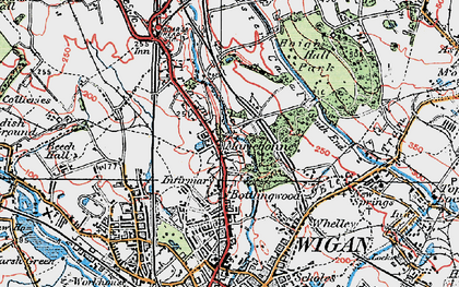 Old map of Marylebone in 1924