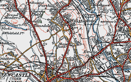 Old map of May Bank in 1921