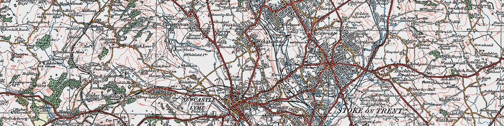 Old map of May Bank in 1921