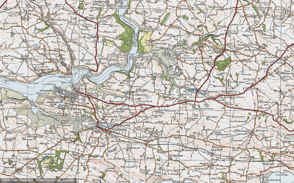 Old Map of Mayeston, 1922 in 1922