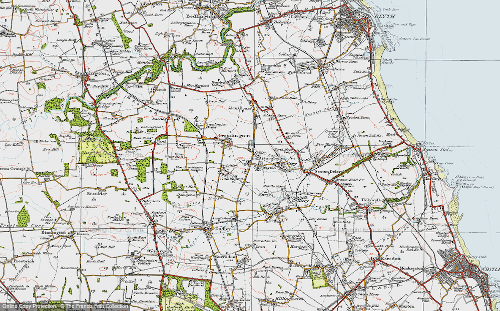 Old Map of Mayfield, 1925 in 1925