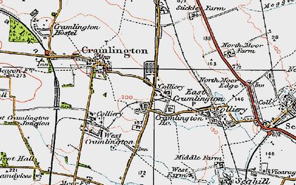 Old map of Mayfield in 1925