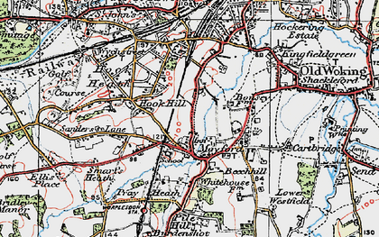 Old map of Mayford in 1920
