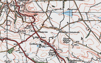 Old map of Maythorn in 1924
