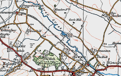 Old map of Maythorne in 1923