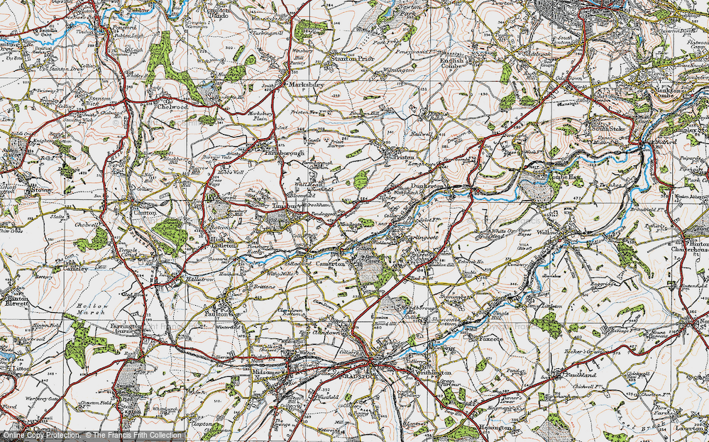 Old Map of Meadgate, 1919 in 1919