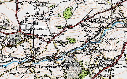 Old map of Meadgate in 1919