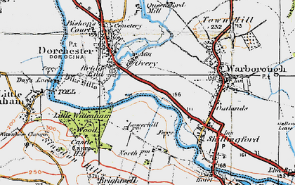 Old map of Meadside in 1919