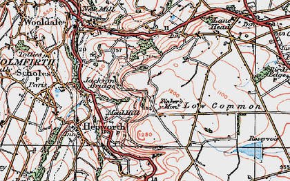 Old map of Meal Hill in 1924