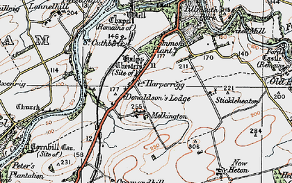 Old map of Twizel Mill in 1926