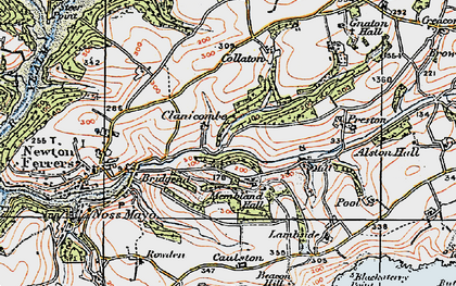 Old map of Membland in 1919