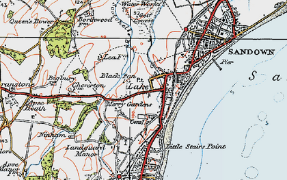 Old map of Merrie Gardens in 1919