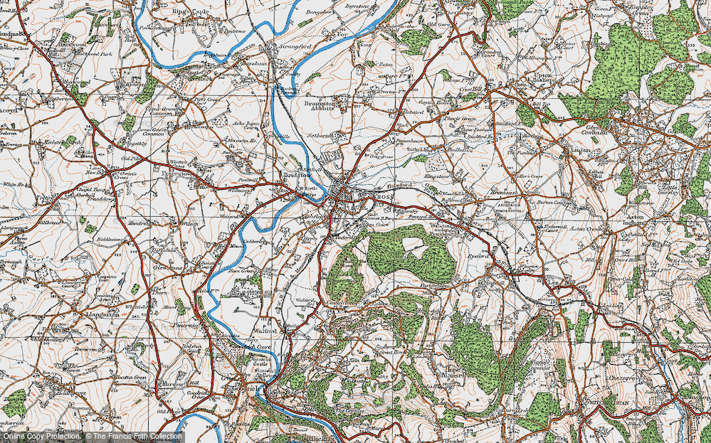 Old Map of Merrivale, 1919 in 1919