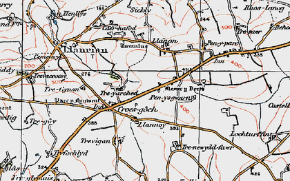 Old map of Mesur-y-dorth in 1922