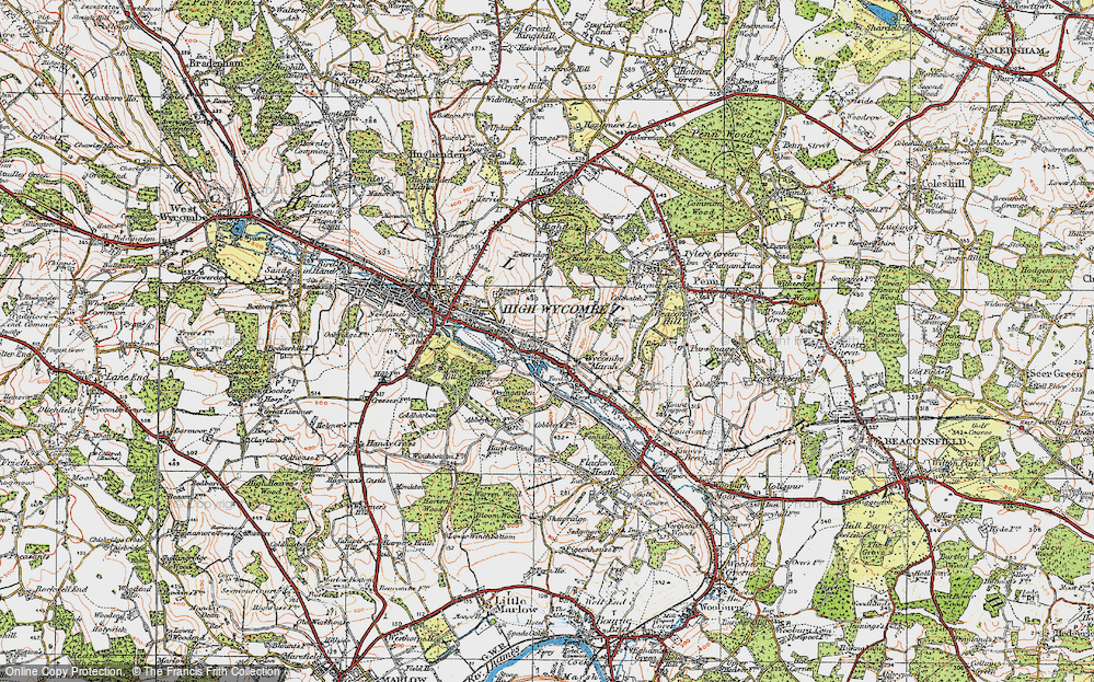 Old Map of Micklefield, 1919 in 1919