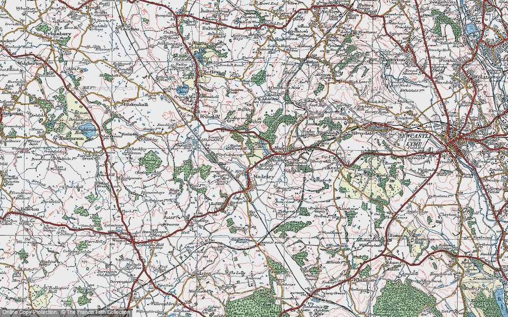 Middle Madeley, 1921