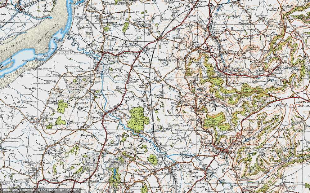 Old Map of Middle Wick, 1919 in 1919