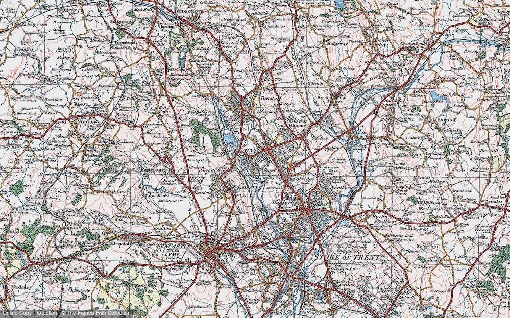 Historic Ordnance Survey Map Of Middleport 1921   Middleport 1921 Pop779405 Large 