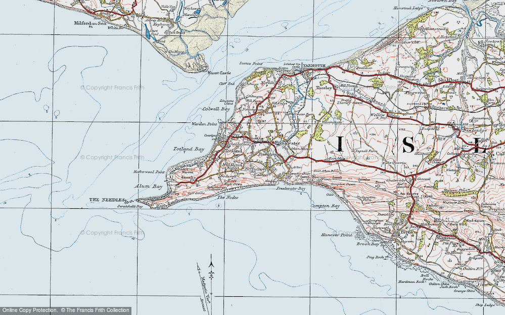 Old Map of Middleton, 1919 in 1919