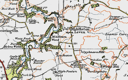Old map of Brewsdale in 1925