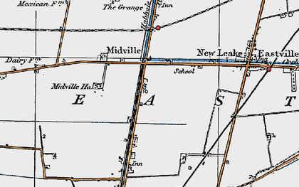 Old map of Midville in 1923