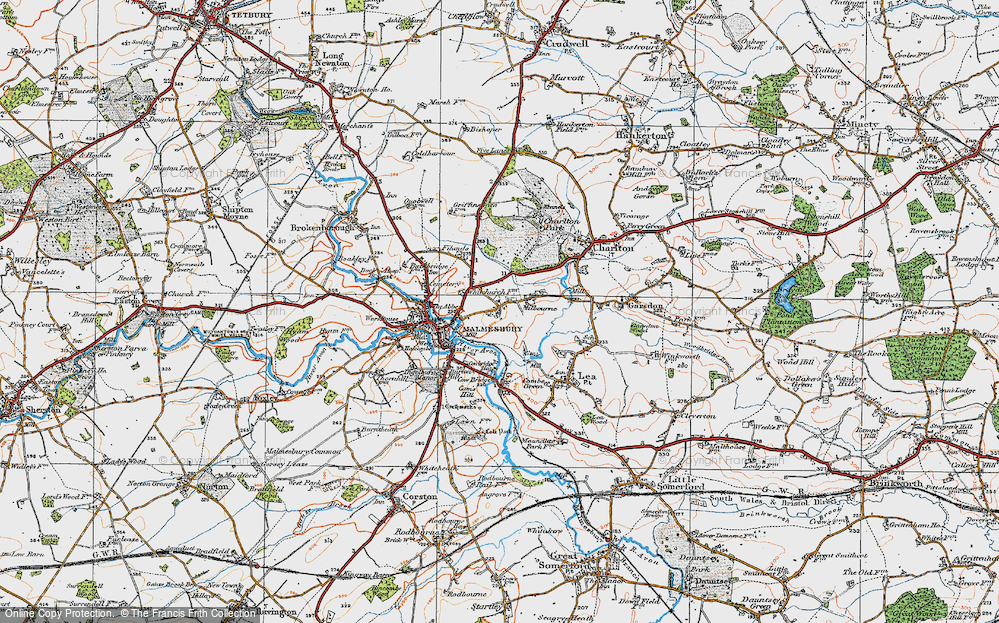 Old Map of Milbourne, 1919 in 1919