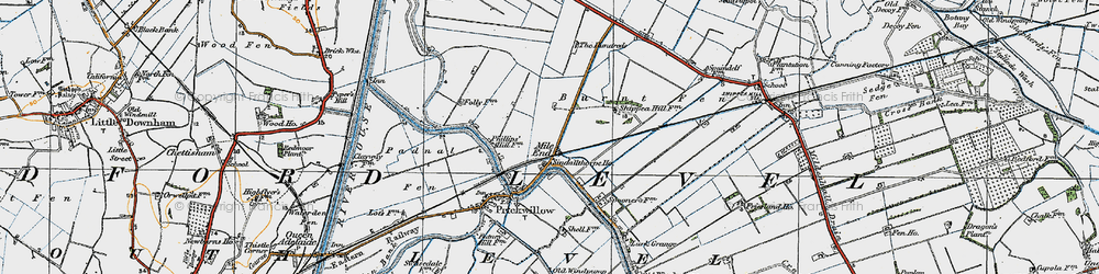 Old map of Lark Grange in 1920