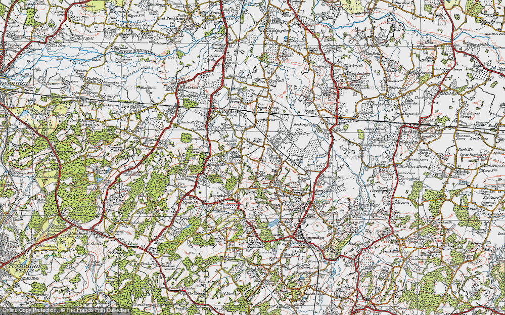 Old Map of Historic Map covering Biggenden in 1920