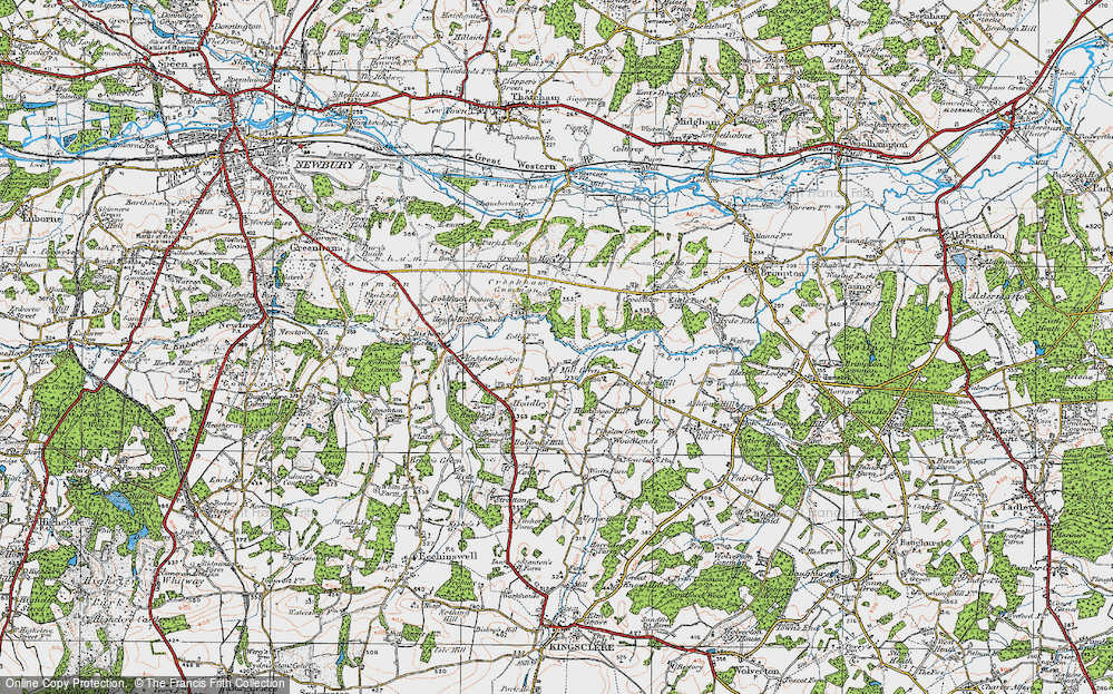 Historic Ordnance Survey Map of Mill Green, 1919