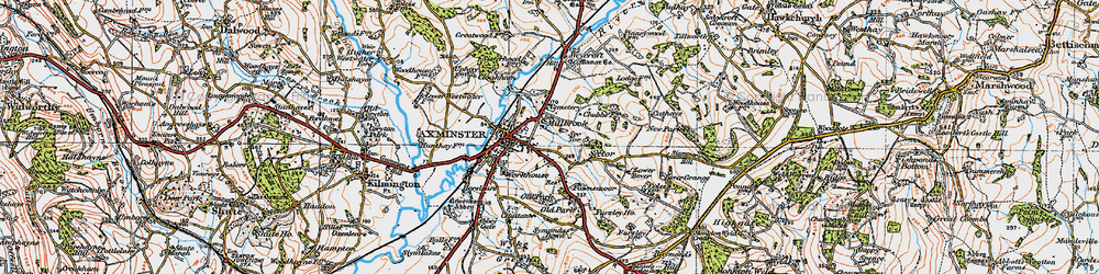 Old map of Millbrook in 1919