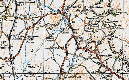 Old map of Millness in 1925