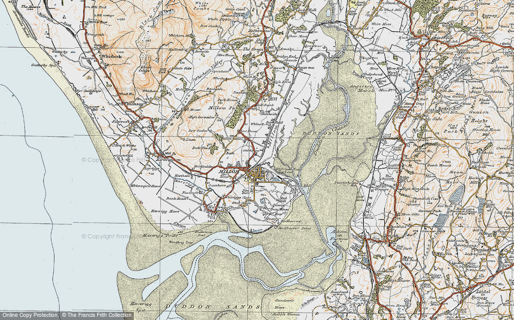 Old Map of Millom, 1925 in 1925